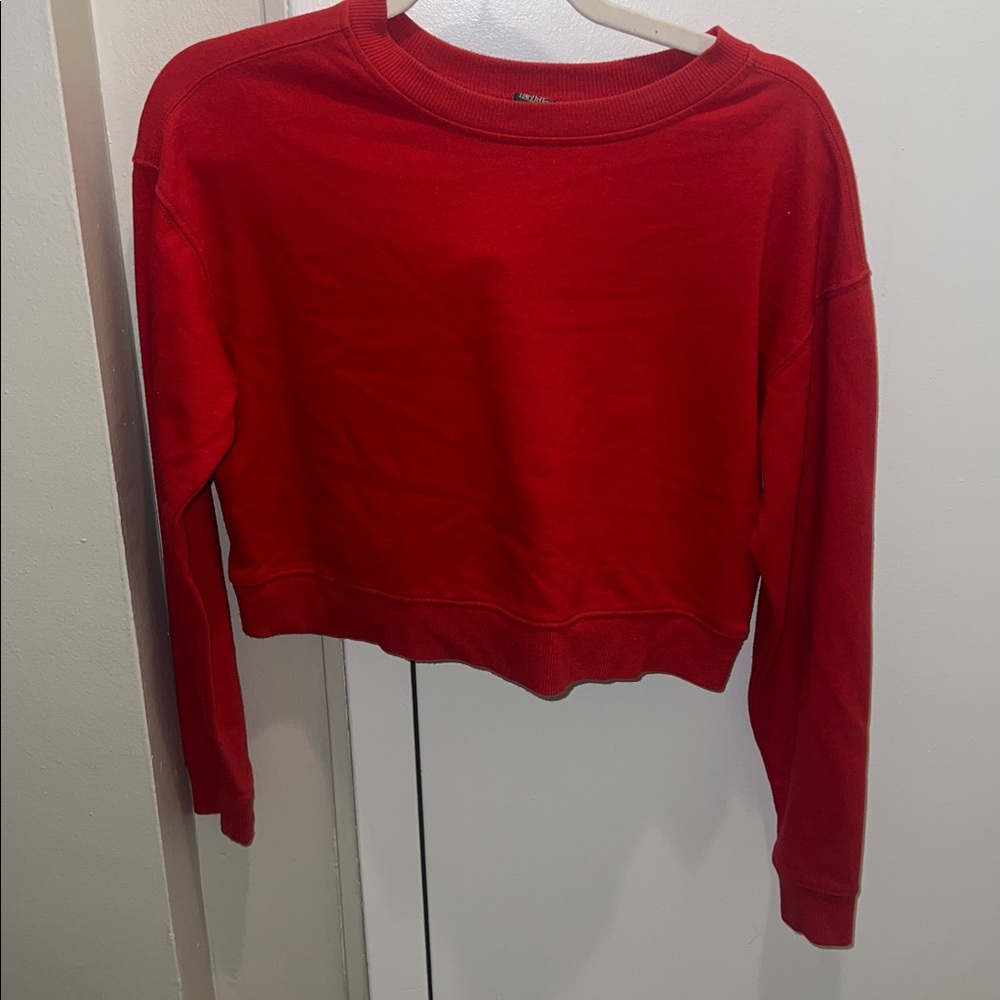 wild fable Red Crewneck Sweatshirt
